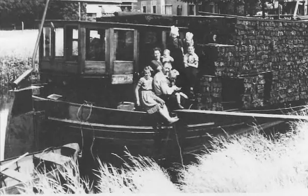 Historische foto van het Alteveerkanaal