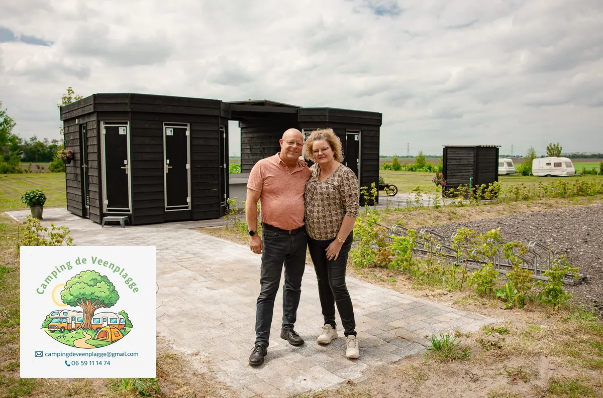 Jim en Anita Bont op hun camping