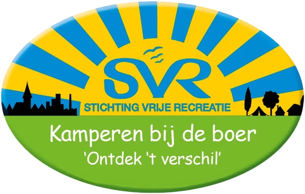 Aangesloten bij de SVR – Stichting Vrije Recreatie, kamperen bij de boer
